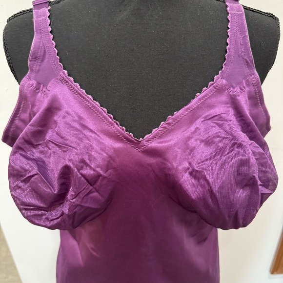 Purple Satin Camisole Top - Picture 5 of 11